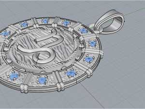Pendant Capricorn 4302 Modello di stampa 3D