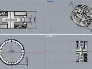 Ring 103 Modelo de Impressão 3D