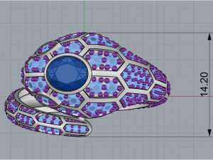 Ring Snake 1161 3D Print Model