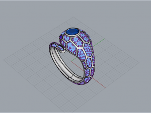 Ring Snake 1161 3D Print Model