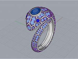 Ring Snake 1161 3D Print Model