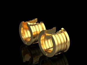 Earrings 1954 3D Print Model
