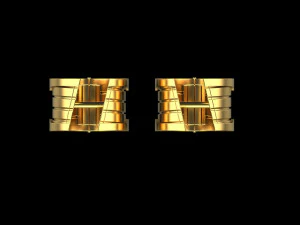 Earrings 1954 3D Print Model