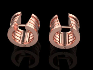 Earrings 1954 3D Print Model