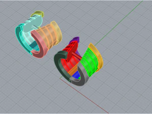 Earrings 1954 3D Print Model