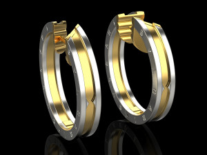 Earrings 1983 3D Print Model