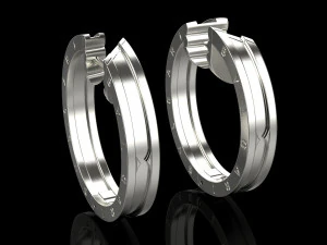 Earrings 1983 3D Print Model