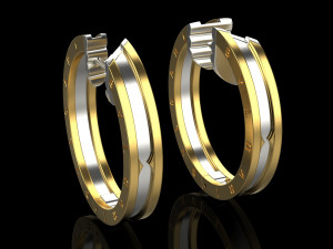 Earrings 1983 3D Print Model