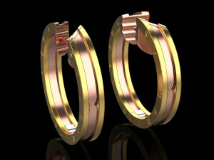 Earrings 1983 3D Print Model