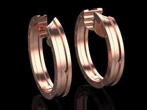 Earrings 1983 3D Print Model