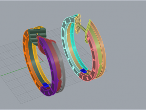 Earrings 1983 3D Print Model