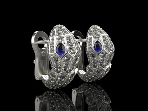 Earrings 2104 Modello di stampa 3D