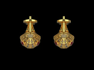 Earrings 2104 3D Print Model