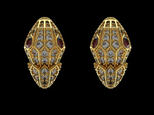 Earrings 2104 Modello di stampa 3D