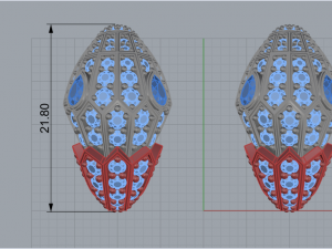 Earrings 2104 Modello di stampa 3D