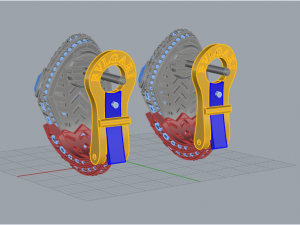 Earrings 2104 Modello di stampa 3D