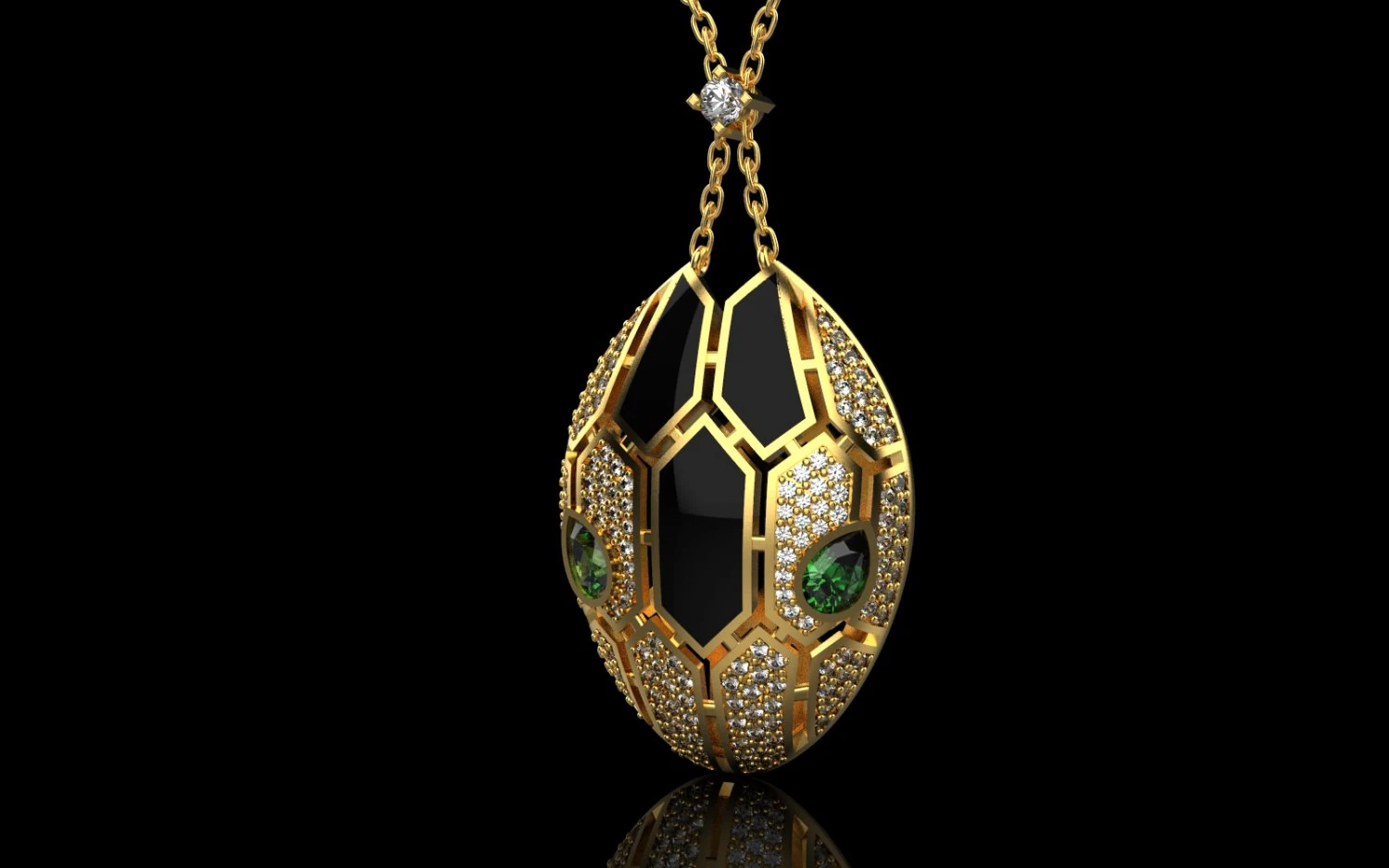 Pendant Snake 2938 3D Print Model .c4d .max .obj .3ds .fbx .stl .blend