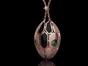 Pendant Snake 2938 3D Print Model