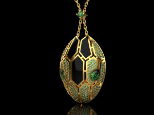 Pendant Snake 2938 Modèles 3D en vedette