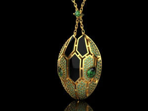 Pendant Snake 2938 3D Print Model