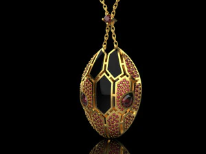 Pendant Snake 2938 3D Print Model