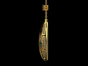 Pendant Snake 2938 3D Print Model