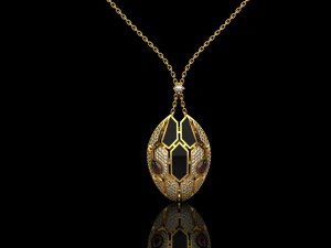Pendant Snake 2938 3D Print Model