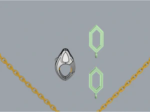 Pendant Snake 2938 3D Print Model