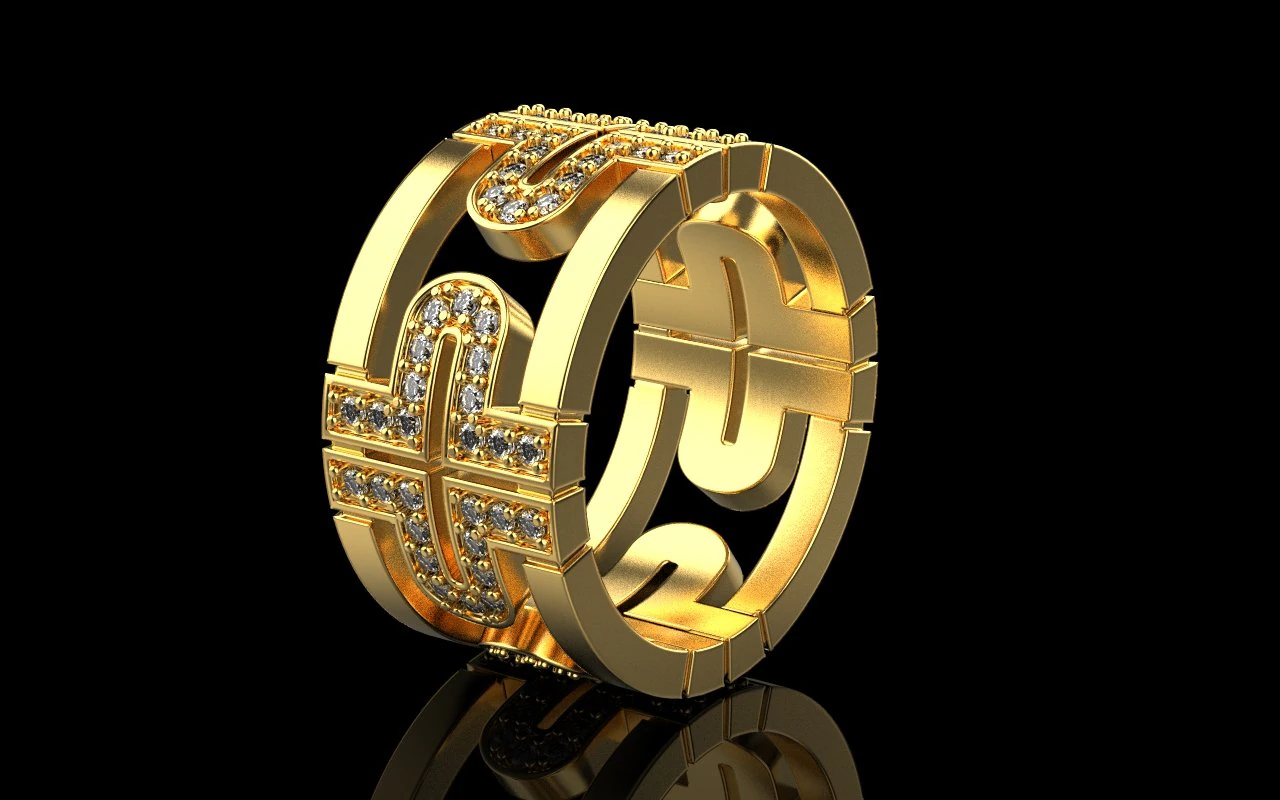 Ring 4269 3D Print Model .c4d .max .obj .3ds .fbx .stl .blend 