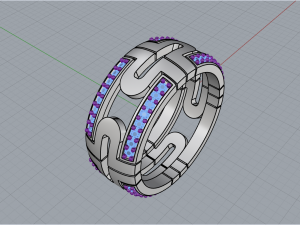 Ring 4304 3D Принт Модель