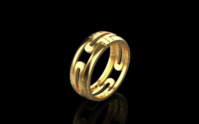 Ring 4304 3D Print Model .c4d .max .obj .3ds .fbx .stl .blend 