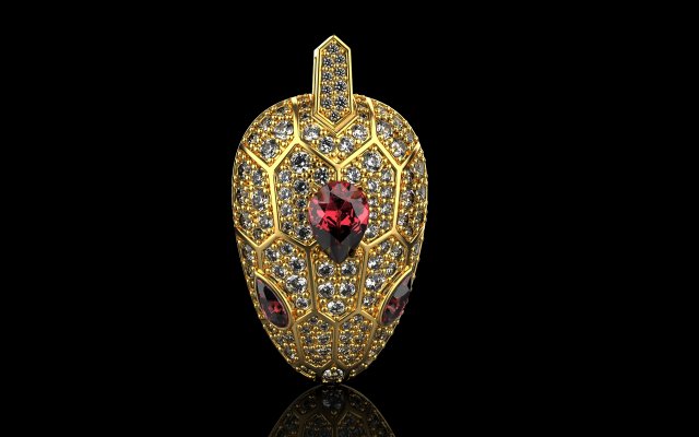 Pendant Snake 4954 3D 打印模型 .c4d .max .obj .3ds .fbx .stl .blend