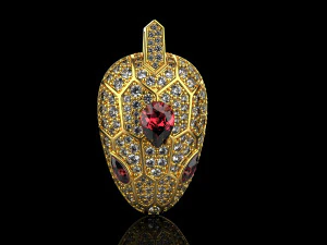 Ciondolo Serpente 4954 Modello di stampa 3D