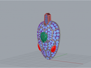 Pendant Snake 4954 3D 打印模型