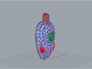 Pendant Snake 4954 3D 打印模型
