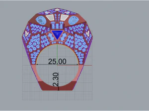 Ring 2151 3D Print Model