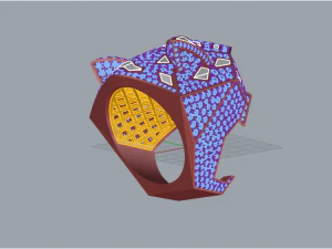 Ring 2151 3D Print Model