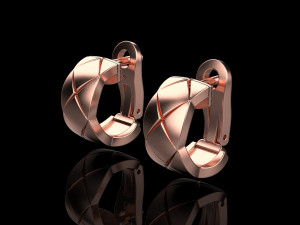 Earrings 1872 3D प्रिंट मॉडल