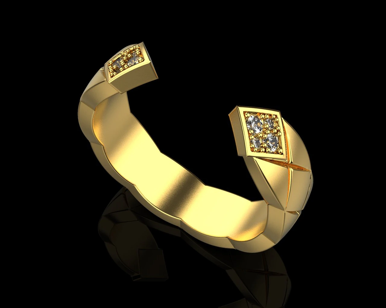 Ring 2185 3D Print Model .c4d .max .obj .3ds .fbx .stl .blend 