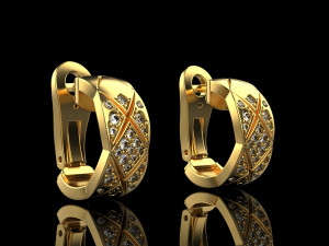 Earrings 2264 Modèles 3D en vedette