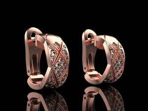 Earrings 2264 Modèles 3D en vedette