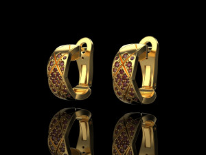 Earrings 2264 Modèles 3D en vedette
