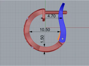Earrings 2264 3D Print Model