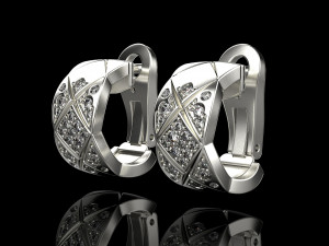 Earrings 2821 Modello di stampa 3D