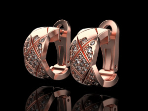 Earrings 2821 Modello di stampa 3D