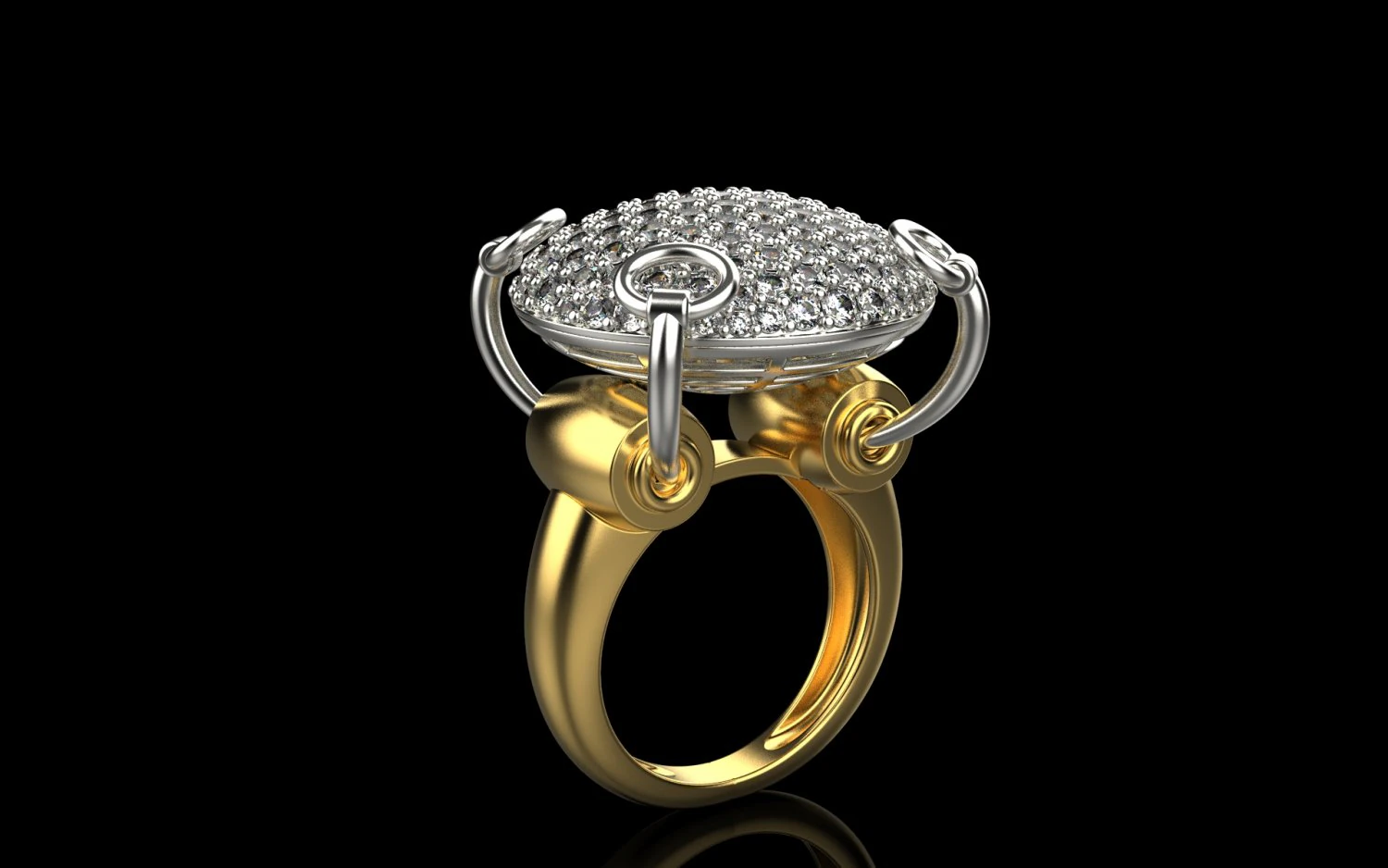 Ring 1231 3D Print Model .c4d .max .obj .3ds .fbx .stl .blend
