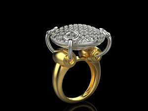 リング 1231 3Dプリントモデル