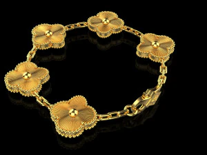 Bracelet flower 2941 3D Print Model