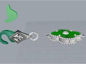 Bracelet flower 2941 3D Print Model