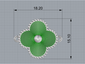 Bracelet flower 2941 3D 打印模型